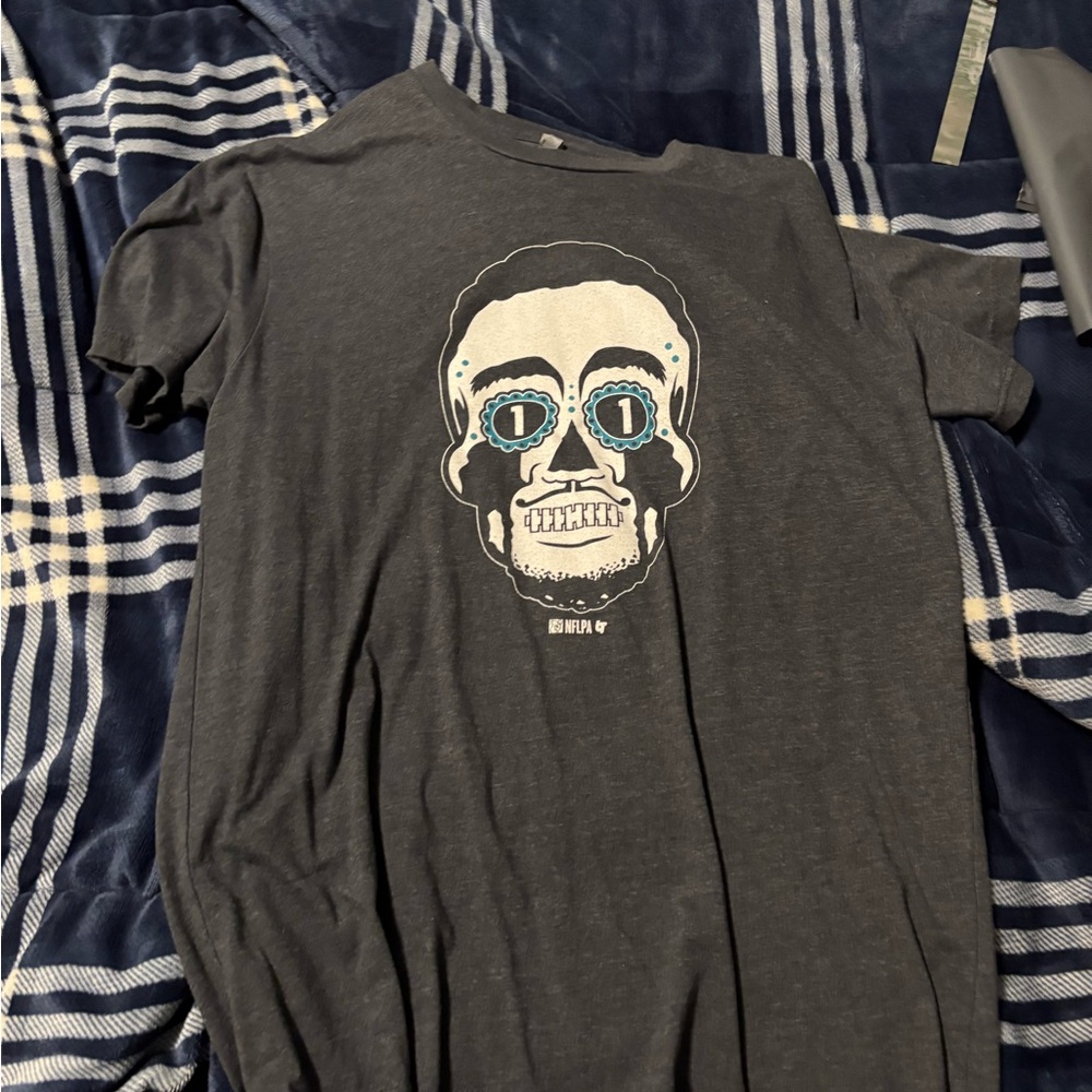 Nike Black Graphic Tee with Skull Design